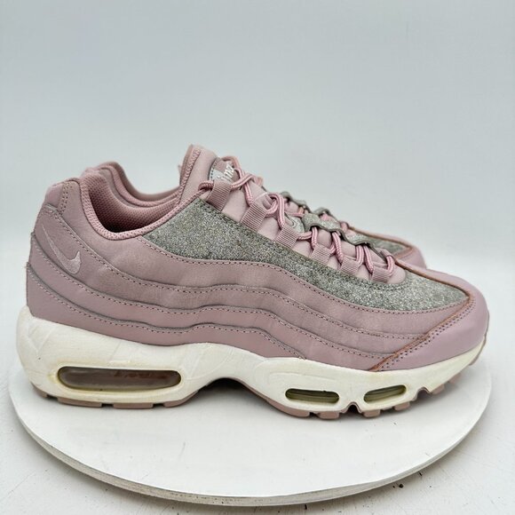 Nike Air Max 95 Particle Rose Women Size 10.5  AT0068-600 Rose Silver Shoes - Picture 4 of 11